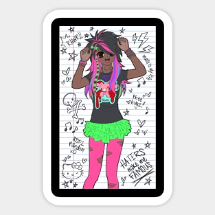 scene queen Sticker